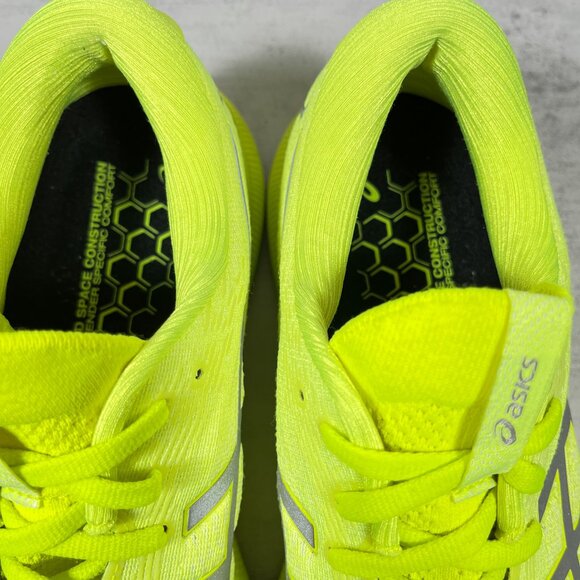 Asics Gel Nimbus 24 Running Shoes - Men's Size 10 - Safety Neon Yellow - Picture 8 of 10